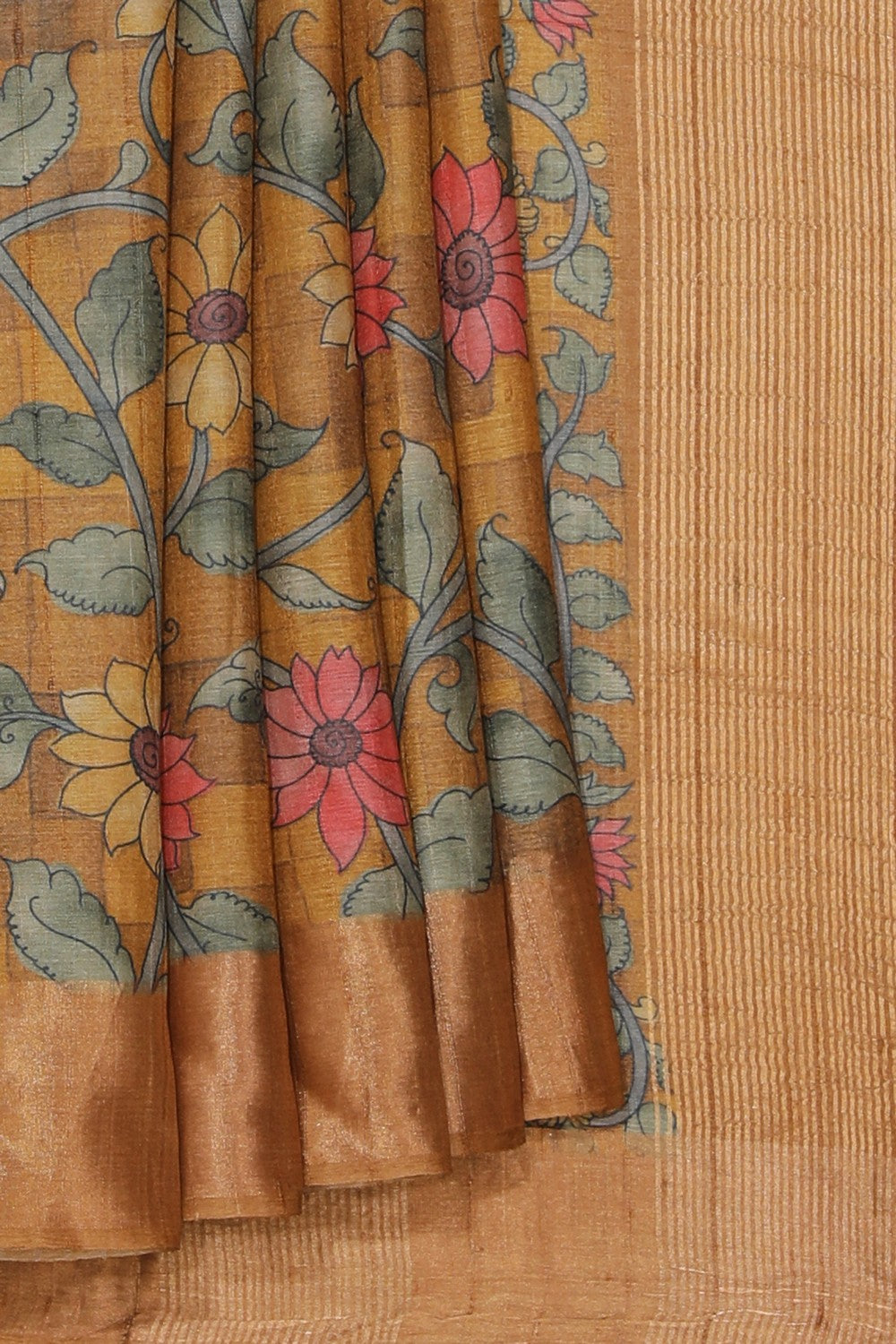 Bhagalpur Tussar Silk Saree