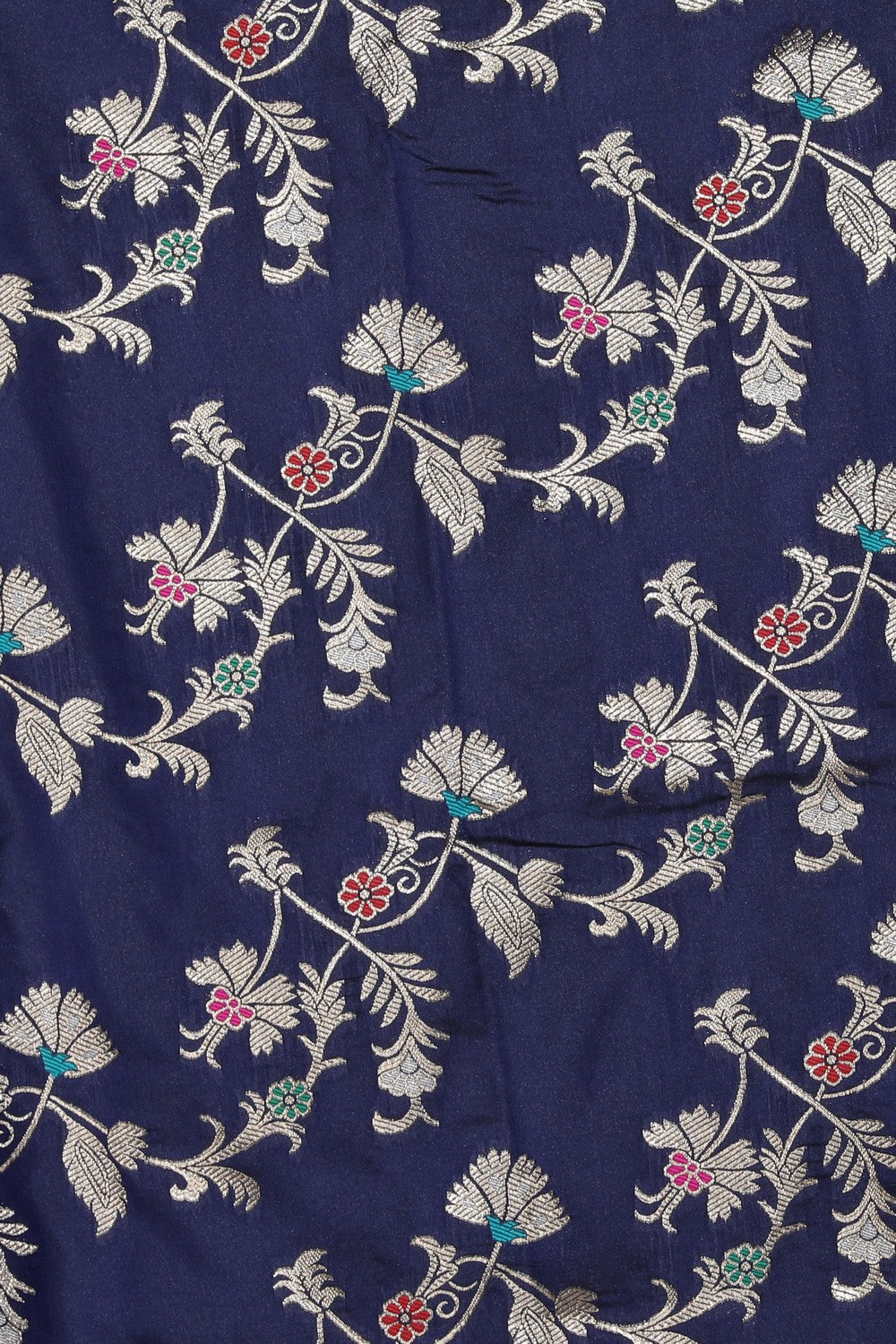 Banarasi Katan Silk Navy Blue Saree