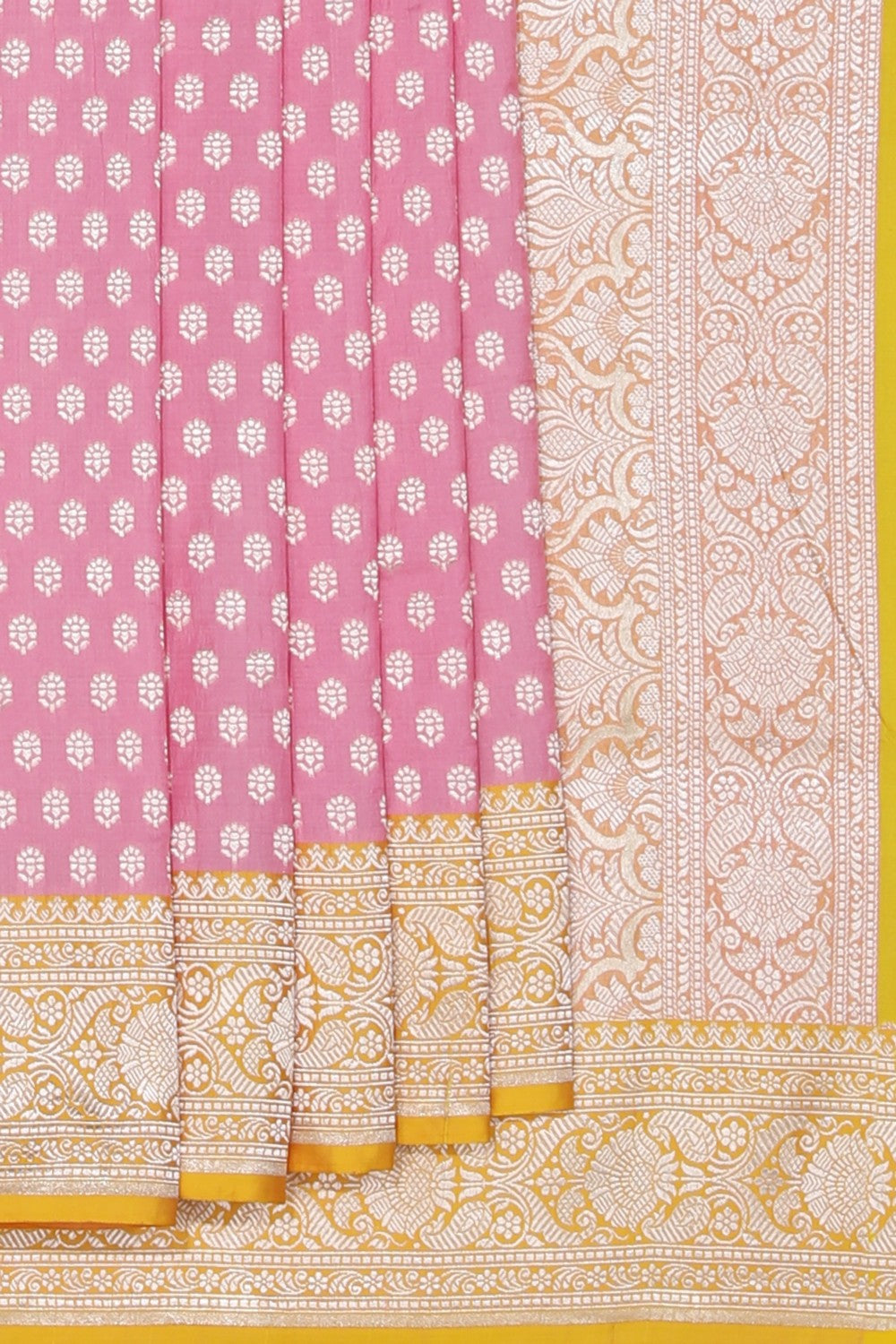 Banarasi Katan Silk Pink Saree