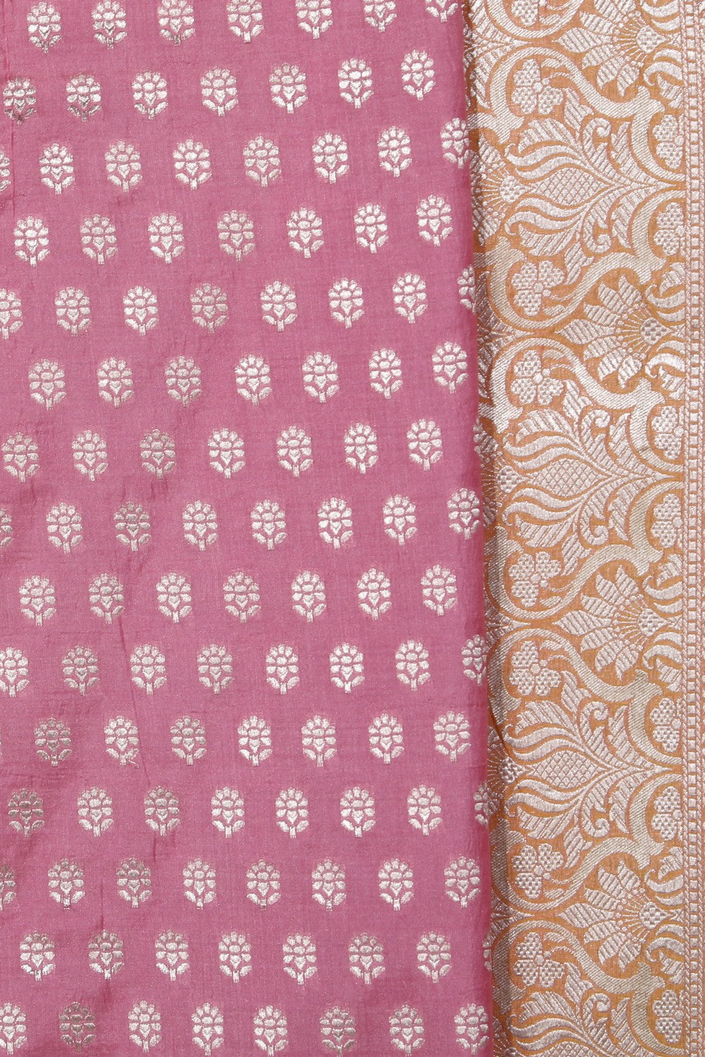 Banarasi Katan Silk Pink Saree