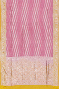 Image of Banarasi Katan Silk Pink Saree