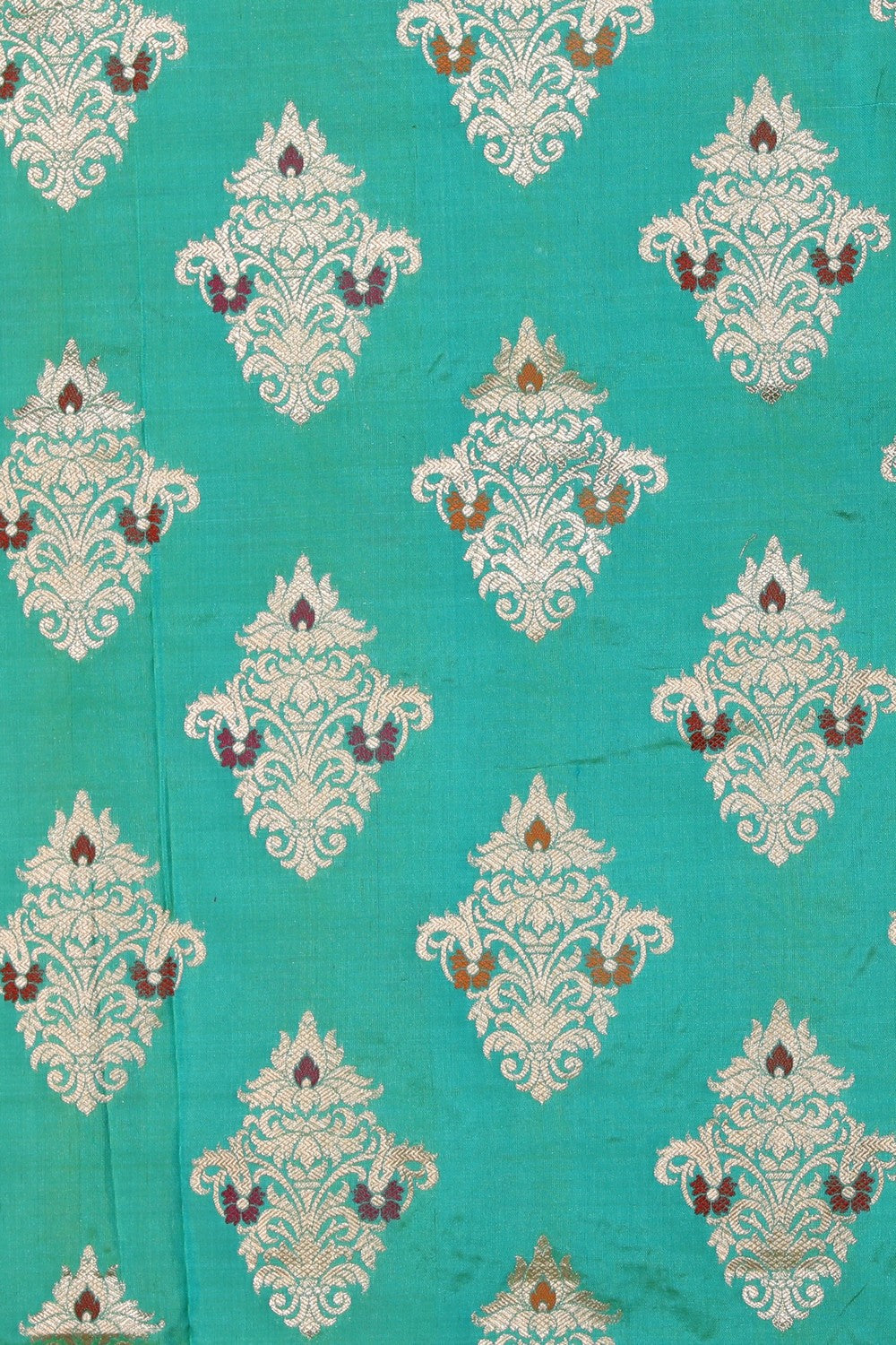 Image of Banarasi Katan Silk Sea Green Saree