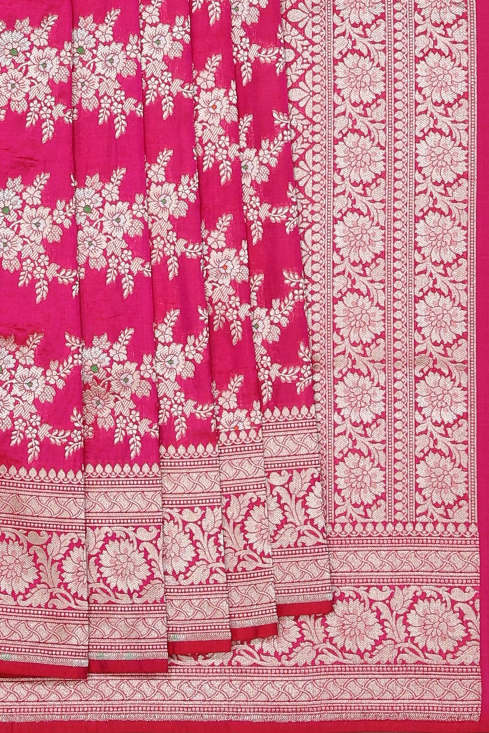 Banarasi Katan Silk Pink Saree