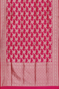 Image of Banarasi Katan Silk Pink Saree