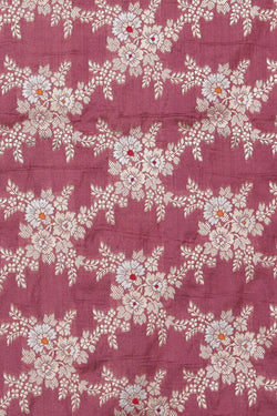 Image of Banarasi Katan Silk Onion-Pink Saree