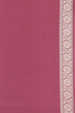 Image of Banarasi Katan Silk Onion-Pink Saree