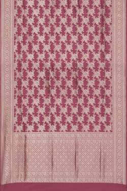 Image of Banarasi Katan Silk Onion-Pink Saree