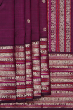 Image of Arani Silk Violet Saree