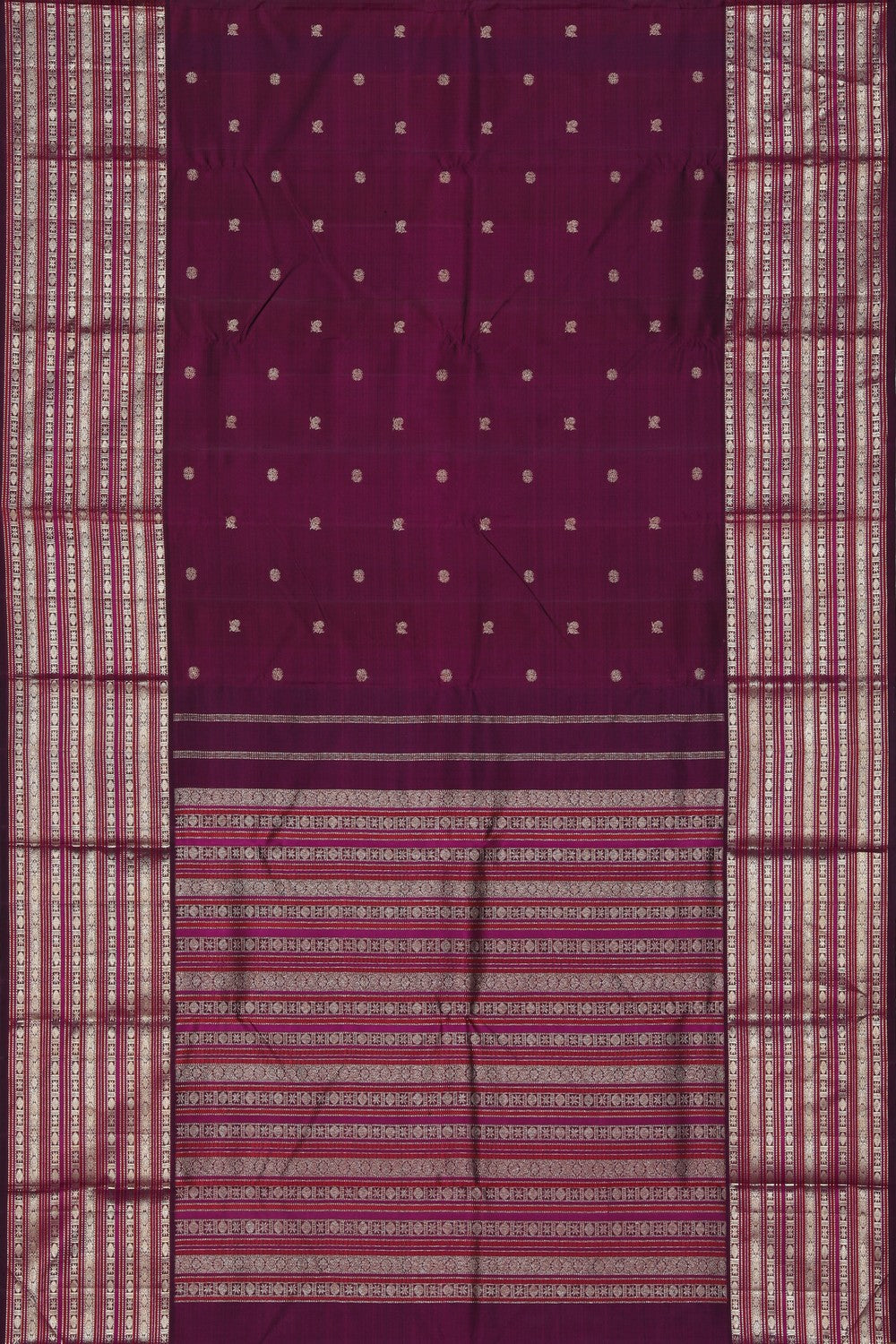 Arani Silk Violet Saree