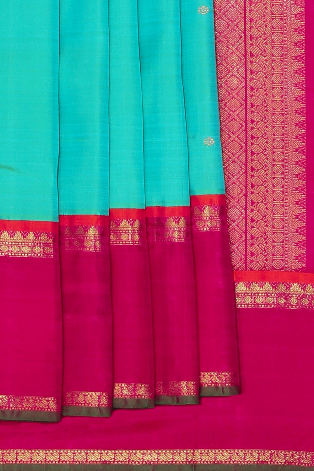 Arani Silk Sea Green Saree