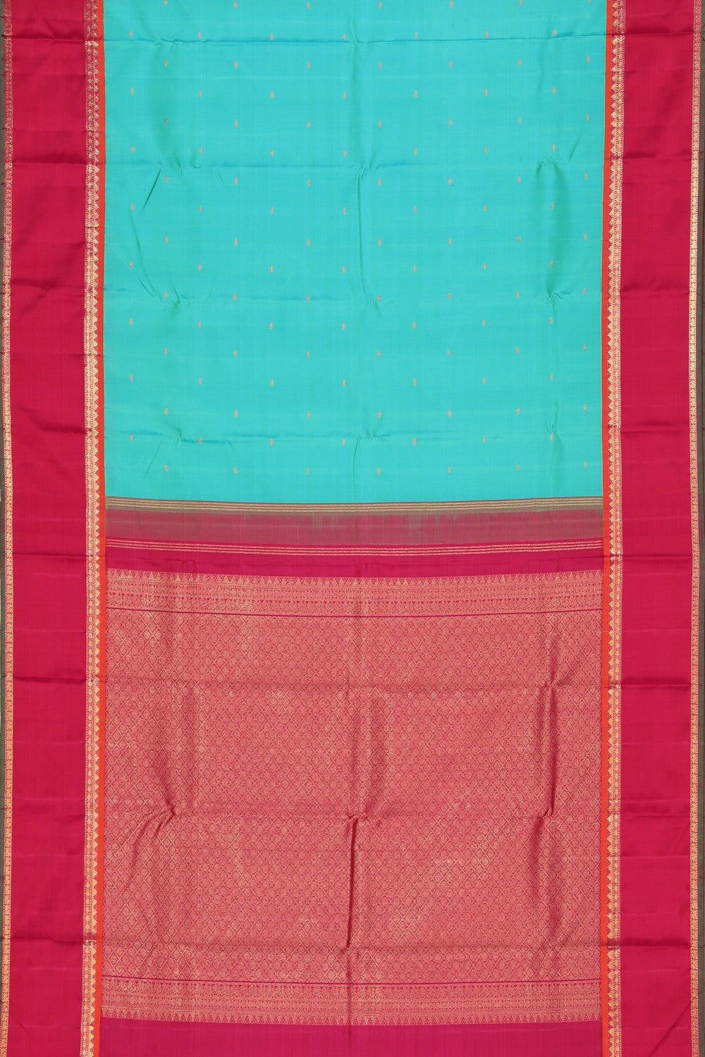 Arani Silk Sea Green Saree