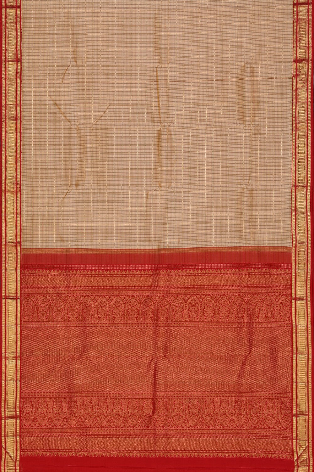 Arani Silk Beige Saree