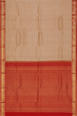 Image of Arani Silk Beige Saree