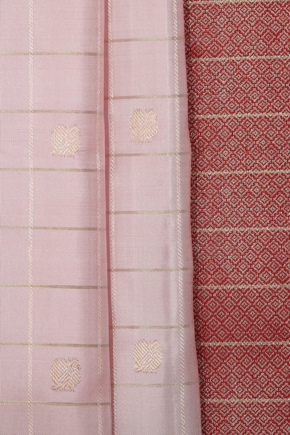 Arani Silk Peach Saree