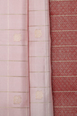 Image of Arani Silk Peach Saree