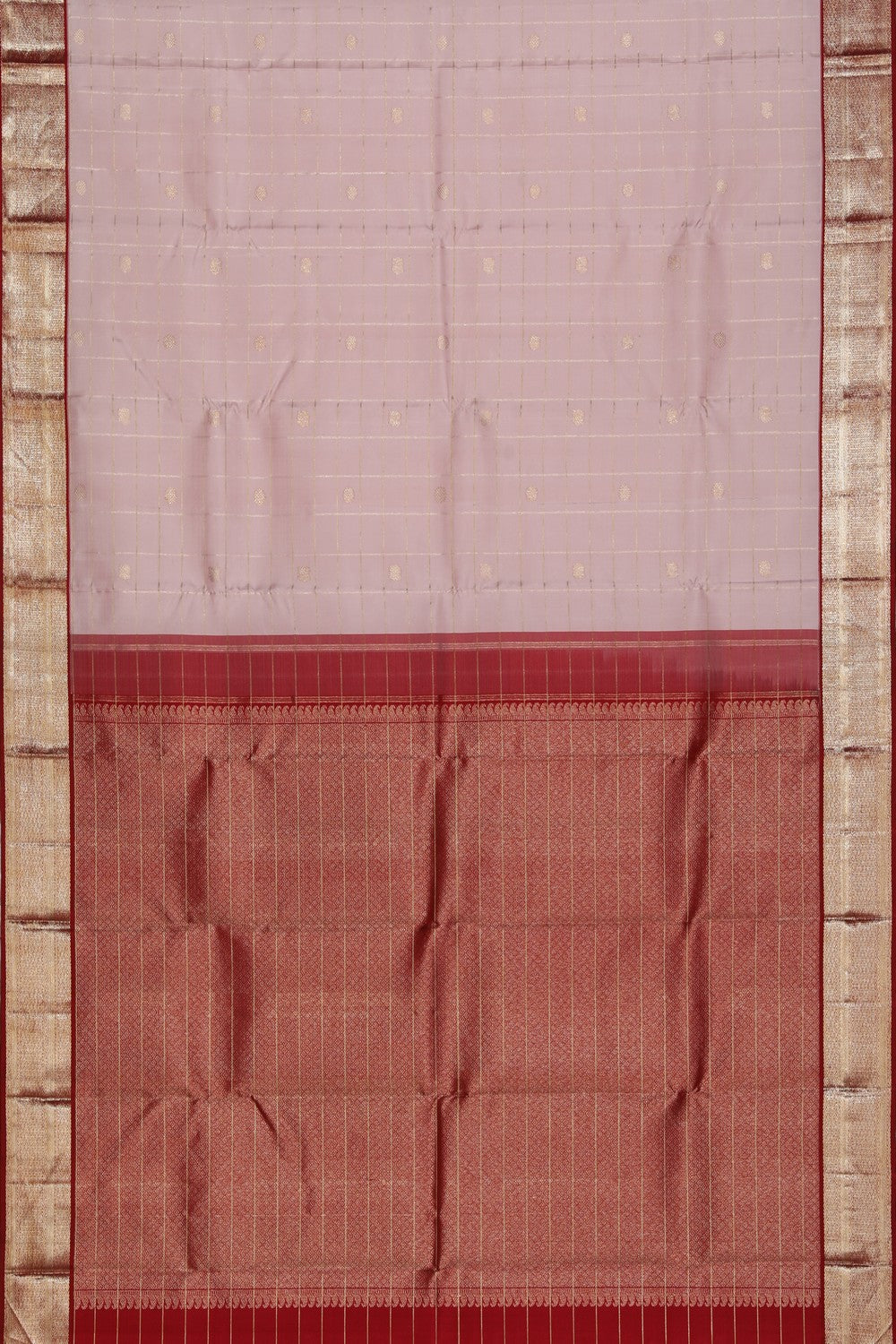 Arani Silk Peach Saree