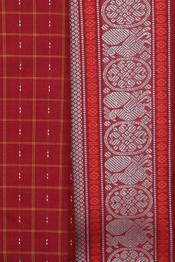 Image of Arani Silk Red Saree