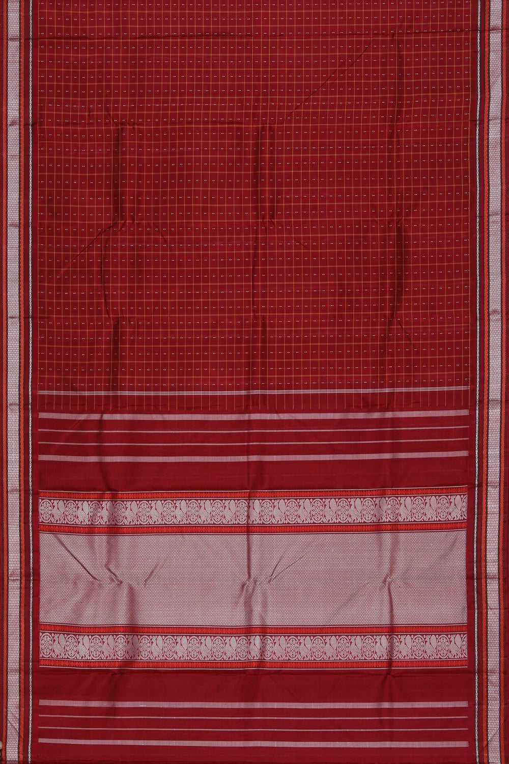 Arani Silk Red Saree