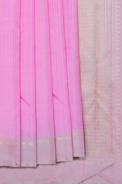 Image of Arani Silk Lotus Pink Saree