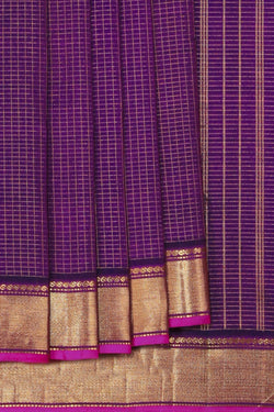 Image of Arani Silk Violet Saree