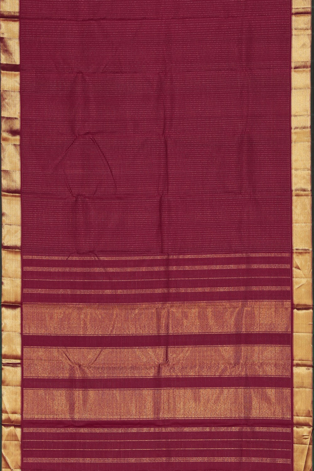 Arani Silk KumKum Red Saree