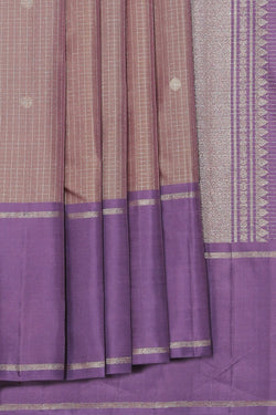 Image of Arani Silk Light-Brown Saree