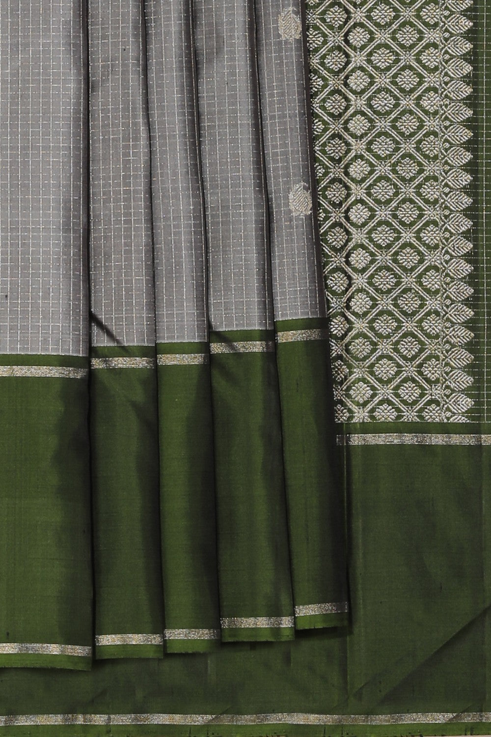 Arani Silk Grey Saree