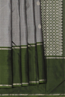 Image of Arani Silk Grey Saree