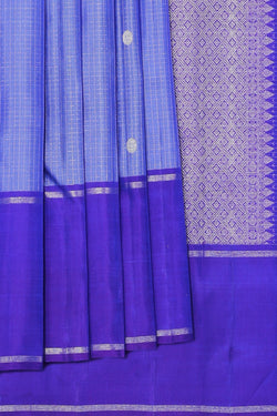 Image of Arani Silk Smoky Purple Saree