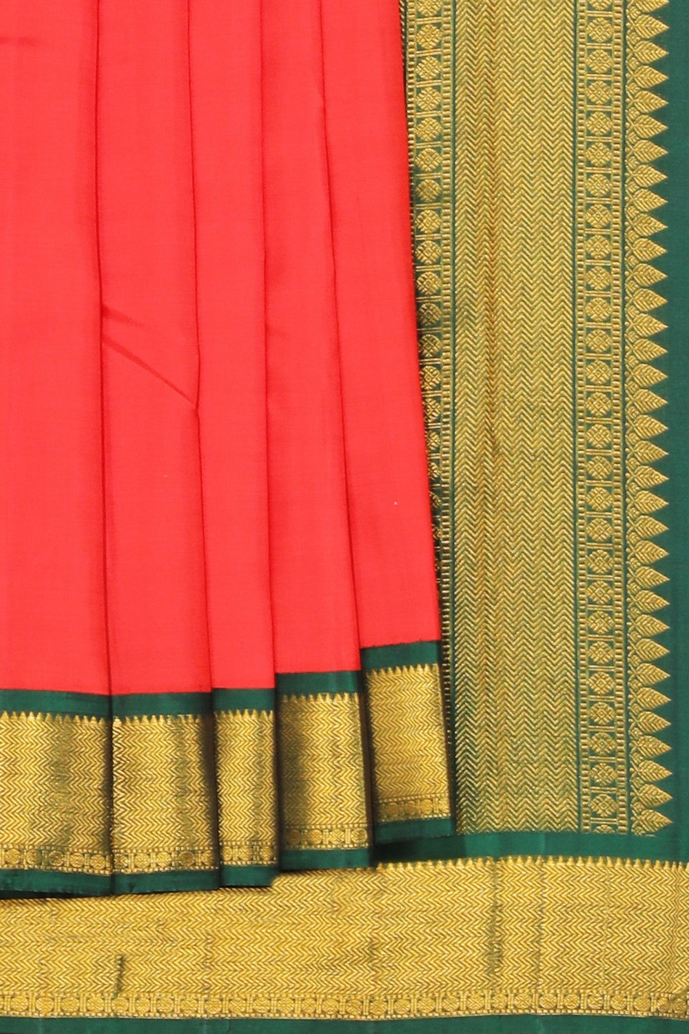 Arani Silk Red Saree