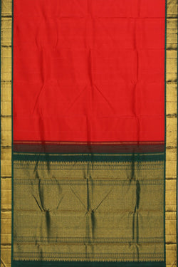 Image of Arani Silk Red Saree