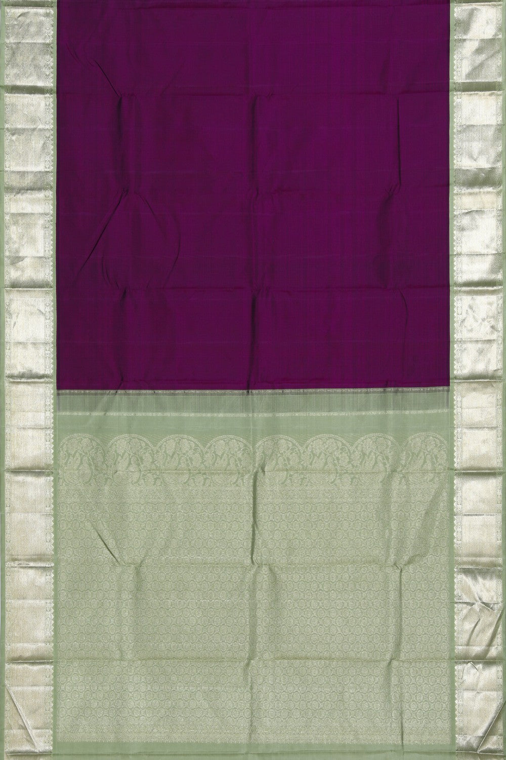 Arani Silk Violet Saree