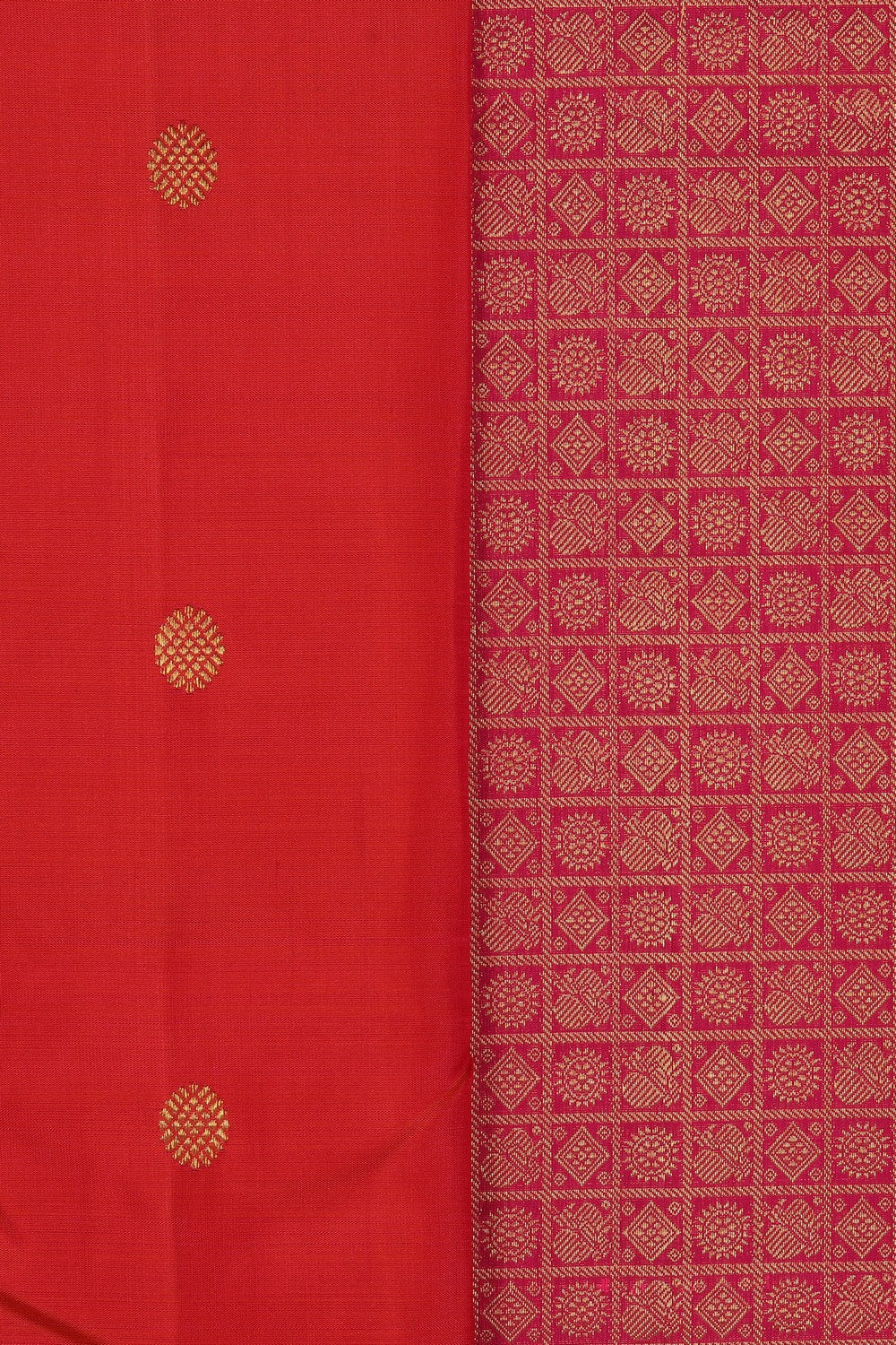 Arani Silk Orange Saree