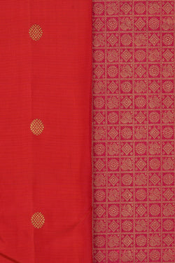 Image of Arani Silk Orange Saree