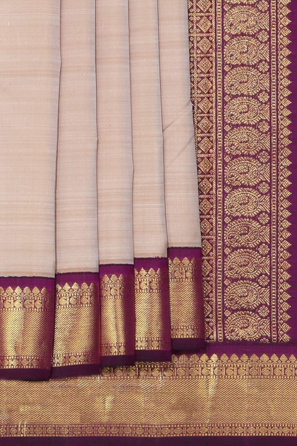 Arani Silk Beige Saree