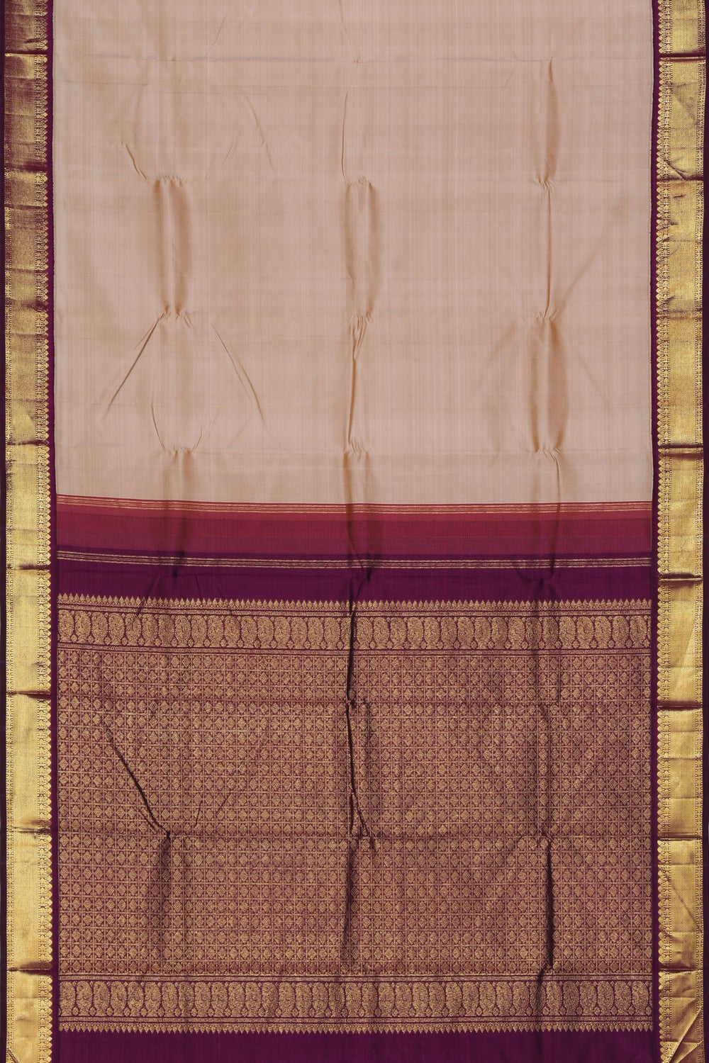 Arani Silk Beige Saree