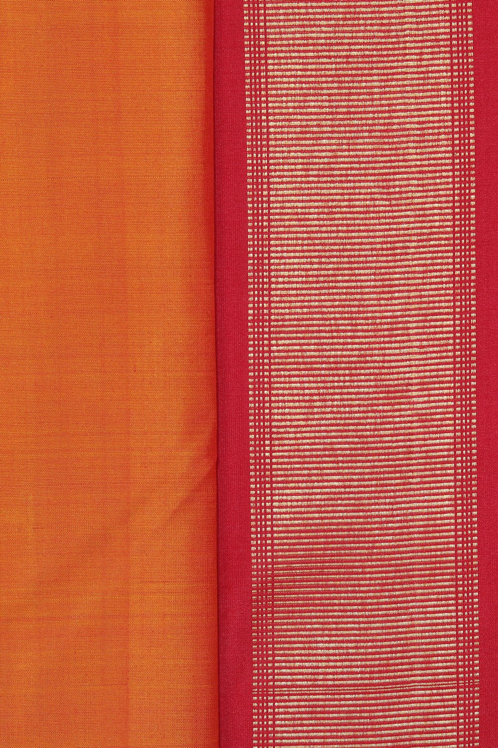 Arani Silk Mustard Saree