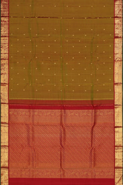 Image of Arani Silk Green Saree