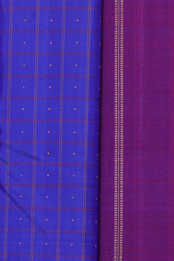 Image of Arani Silk Blue Saree