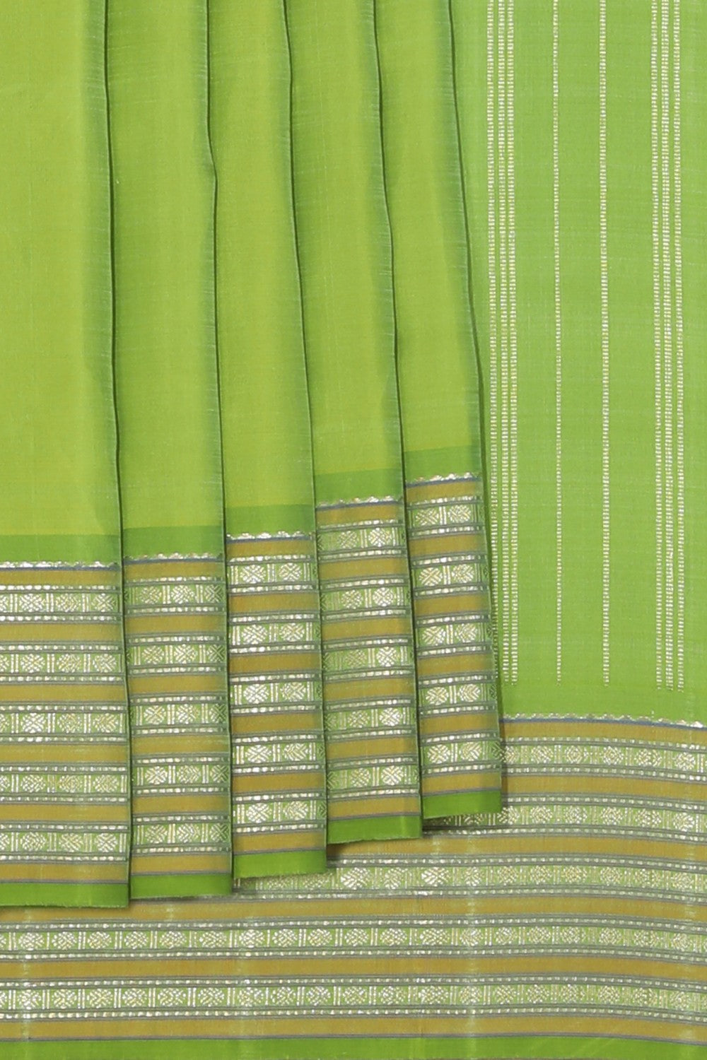 Arani Silk Green Saree