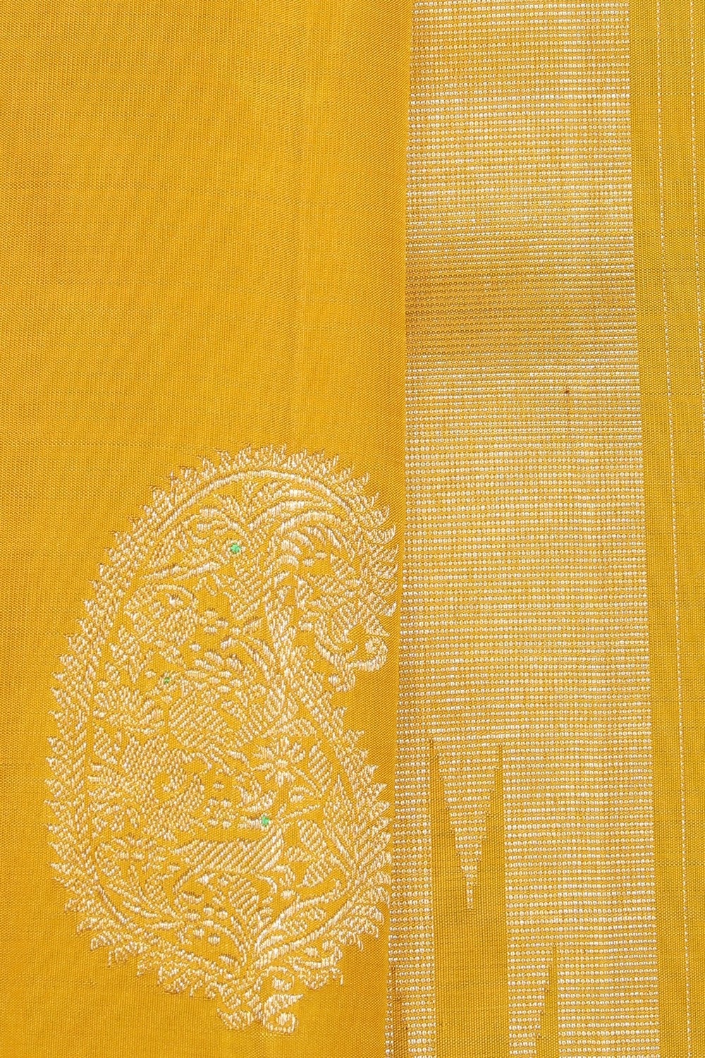 Arani Silk Yellow Saree