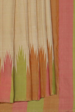 Image of Arani Silk Beige Saree