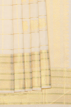 Image of Arani Silk Cream Saree