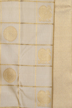 Image of Arani Silk Cream Saree