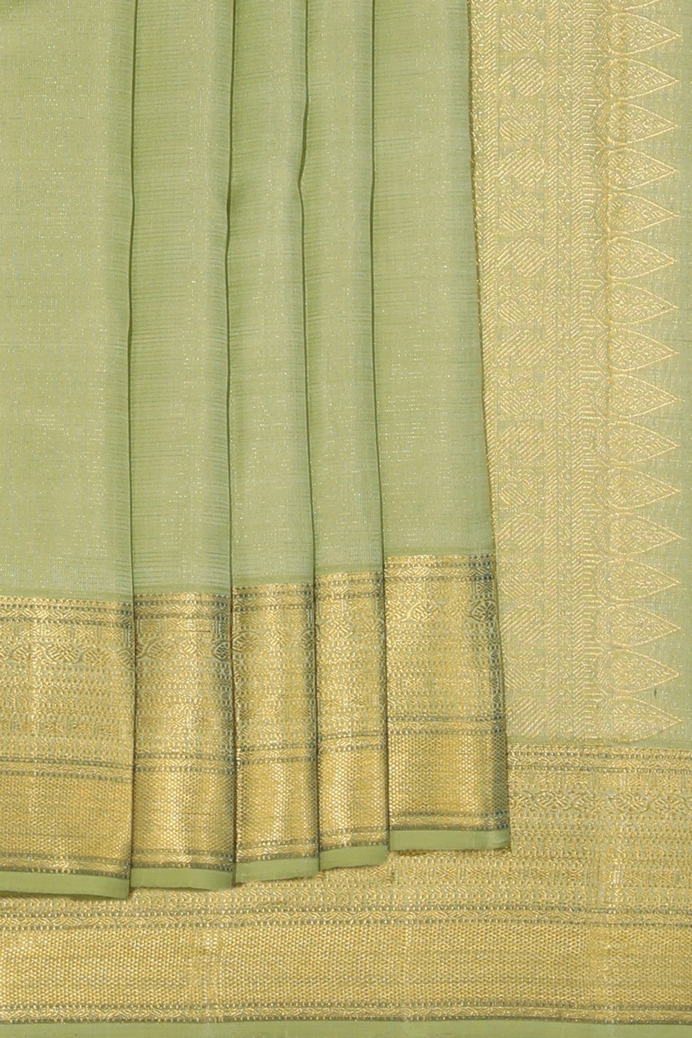 Arani Silk Mint-Green Saree