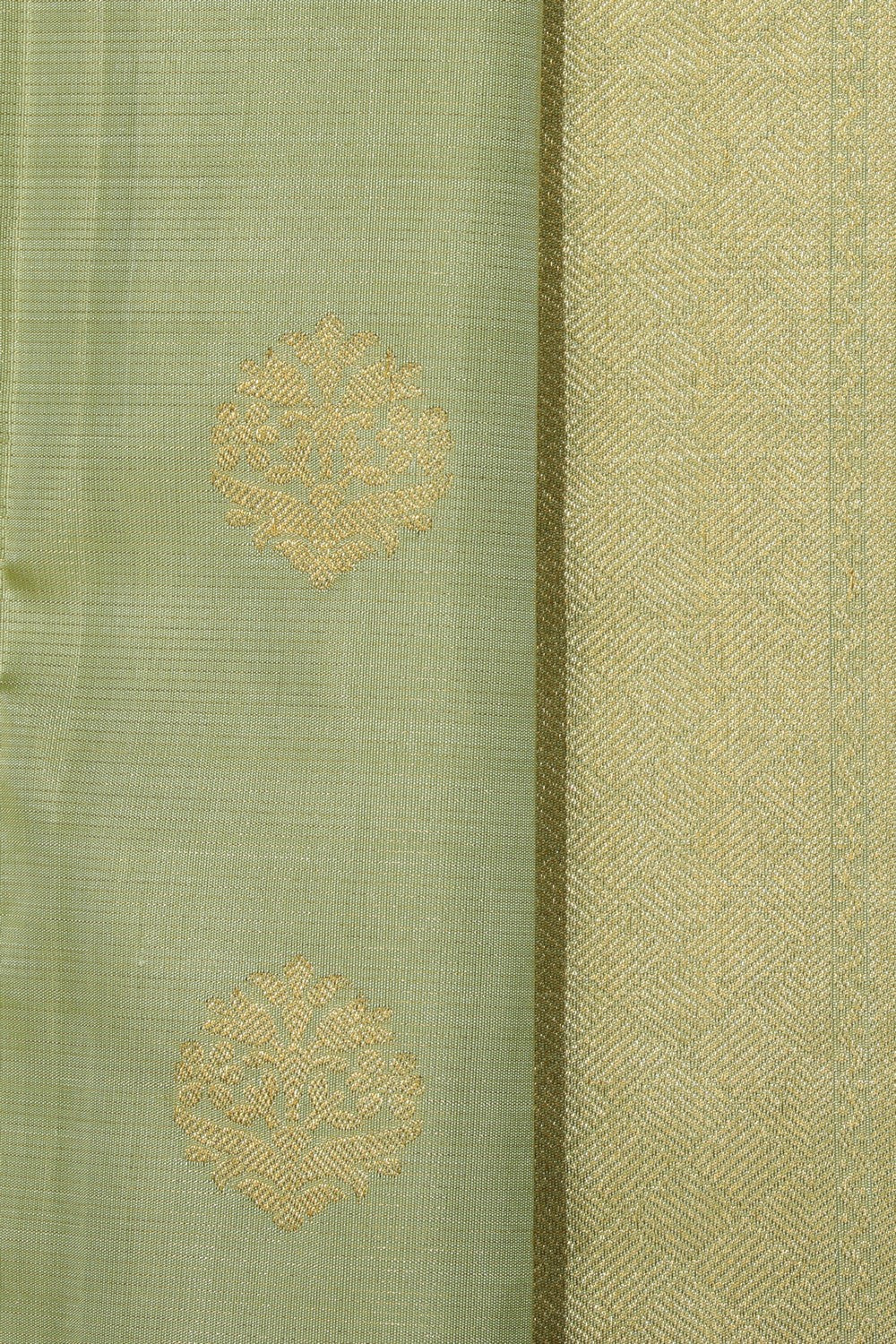 Arani Silk Mint-Green Saree