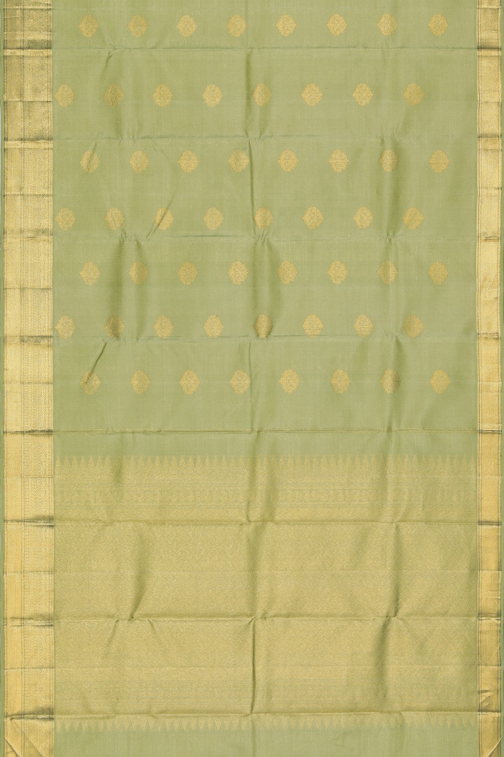 Arani Silk Mint-Green Saree