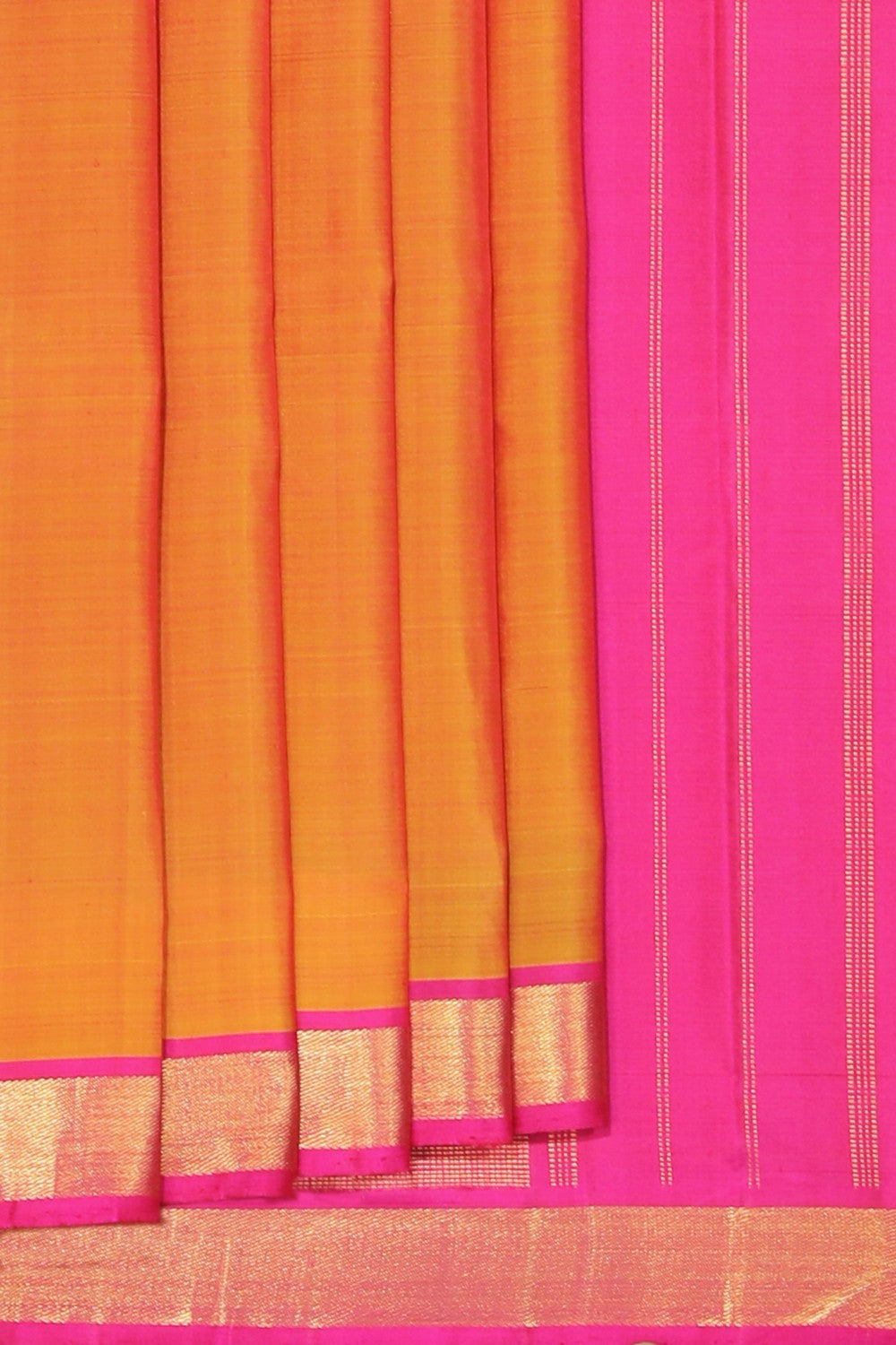 Arani Silk Mustard Saree