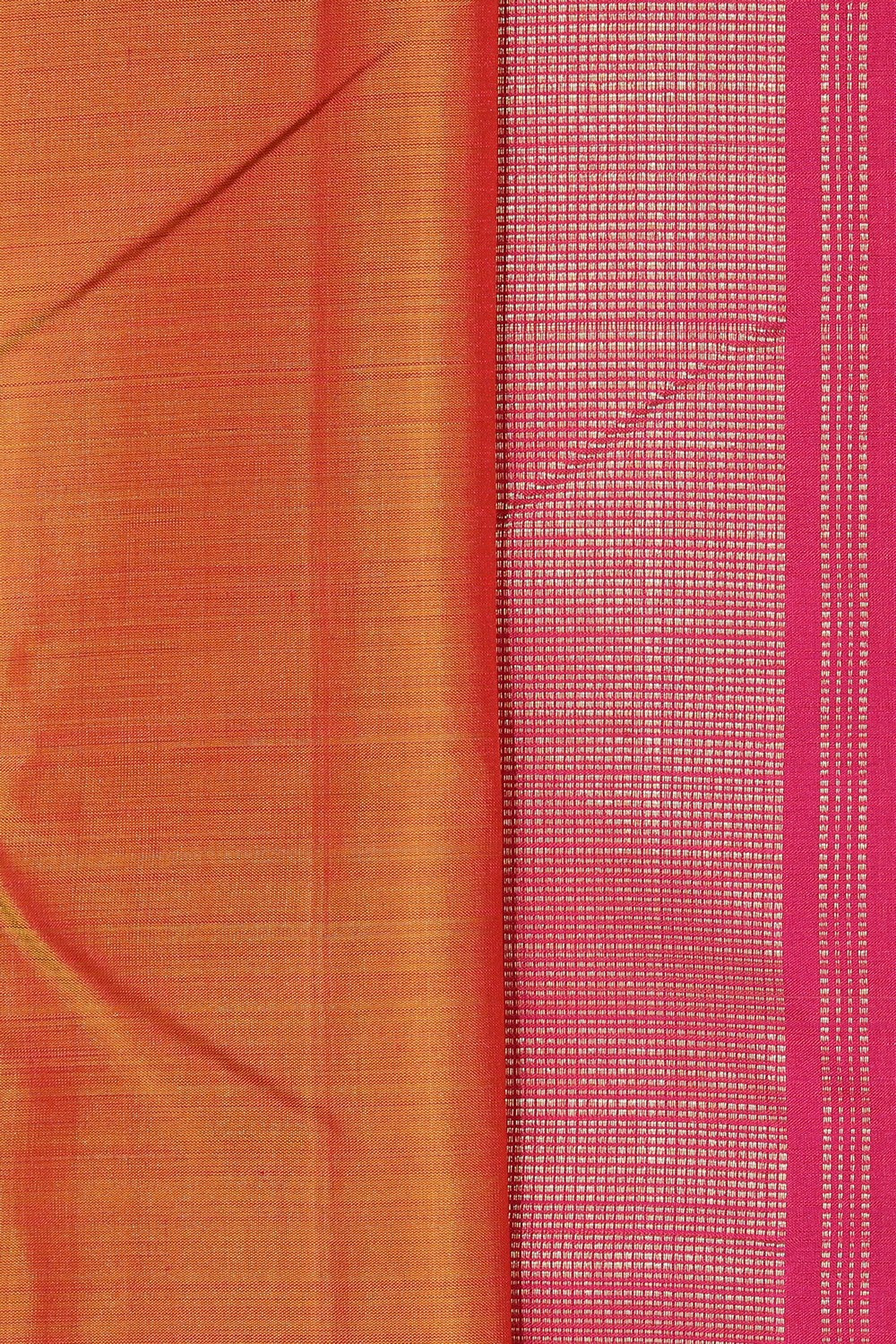 Arani Silk Mustard Saree