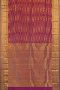 Image of Kanchipuram Silk Maroon Saree